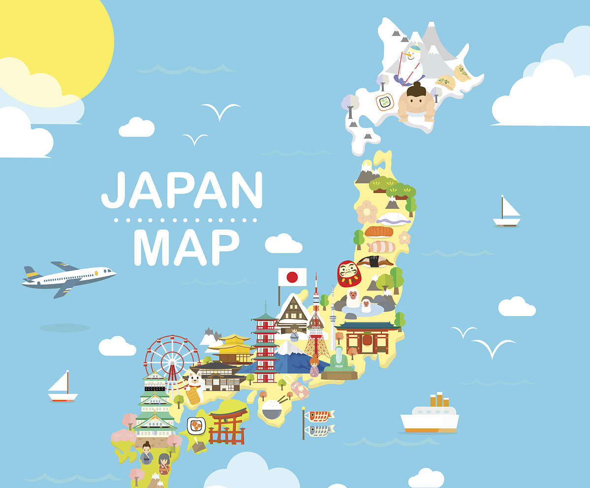 Japan map